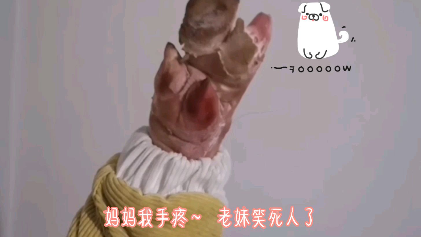 老妹太搞笑了,这个猪脚~